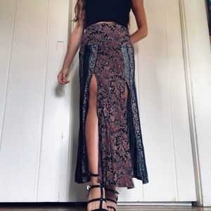 LF Dream State Paisley Maxi Skirt
